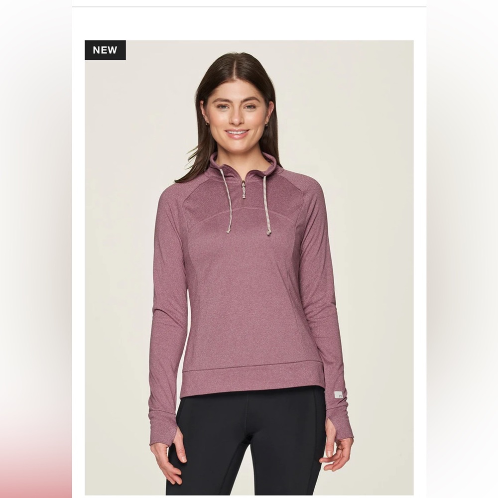 AVALANCHE Belleayre 1/4 Zip Thermal Pullover Top Size M